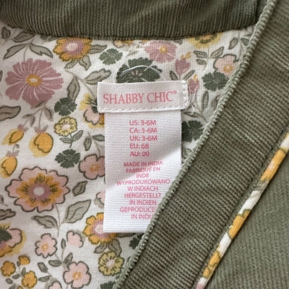 Shabby Chic 3-6 Months Baby Girl Floral Vest Top Pants Set Outfit Spring Floral - Picture 4 of 7